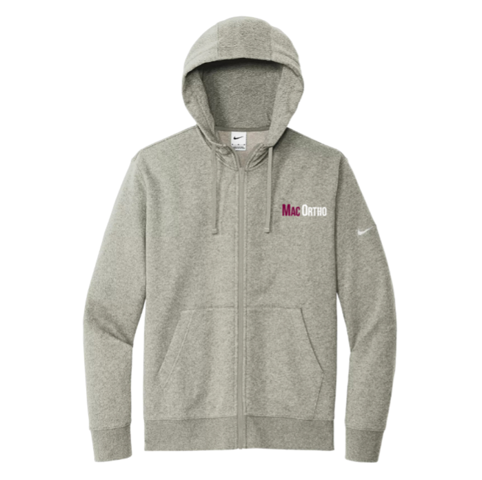 MacOrtho NIKE CLUB FLEECE FULL ZIP HOODIE
